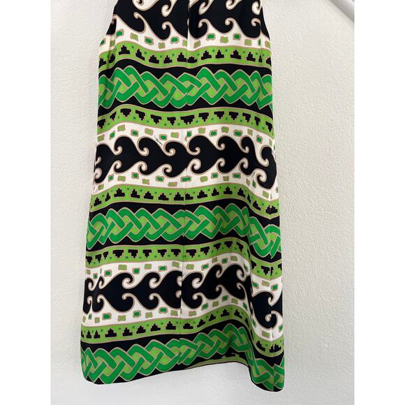 Milly New York Geometric Chain Pattern Shift Mini Dress Size 4 Chic Event - Picture 12 of 16